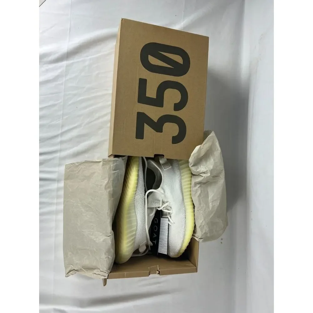 Adidas Yeezy Boost 350 V2 Low Cream White / Triple White Size 11.5 CP9366 w/ Box